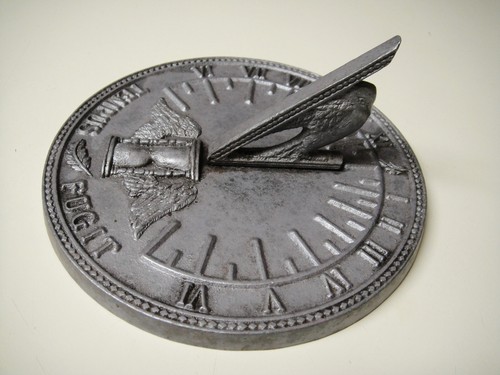 Carson states metal sundial - carson,