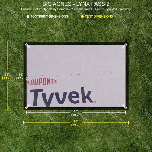 Tyvek footprint for the - footprint, big
