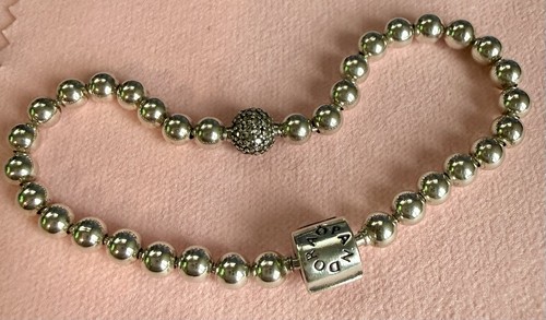 Pandora beads pavé - &, sterling