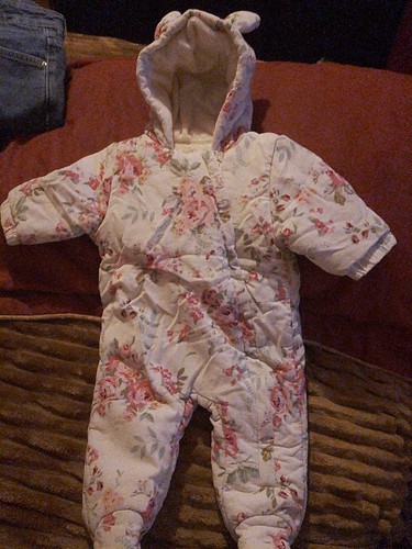 Next baby snowsuit with - baby, ears