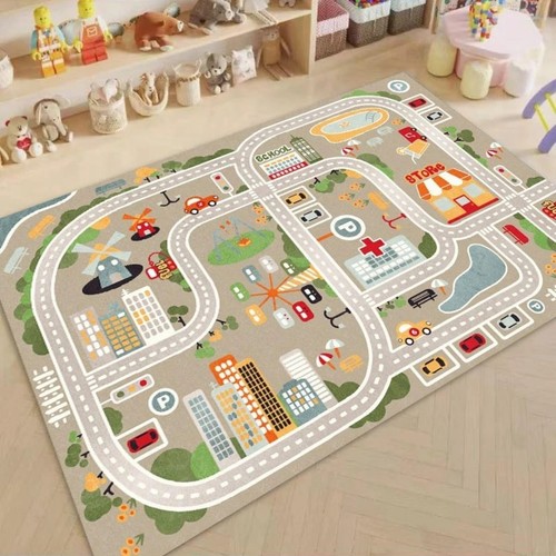 Children village mat - children's,