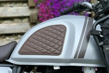 Dark Brown Quilted Leather