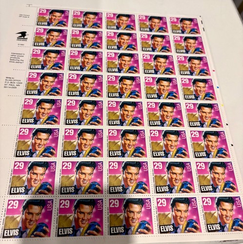 Elvis presley stamp collection - elvis,