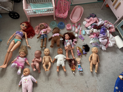 Doll playset lot - lot:, dolls