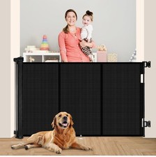 Upgraded 71" Retractable Baby Gates with Reinforced Strip Design to Prevent …