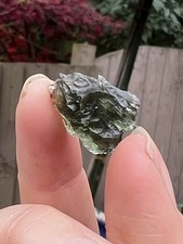 Moldavite Czech Vrábce Genuine Specimen Tektite 10 Carat 2g 243
