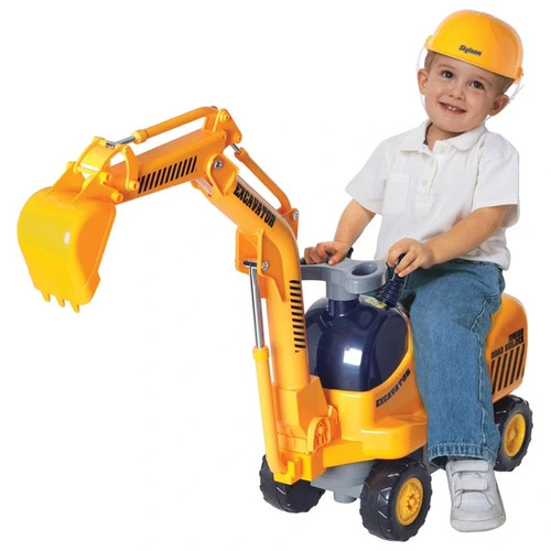 Kids ride excavator digger - kids,