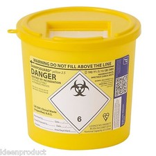 Sharpsguard sharps needle waste bin box container medical insulin tattoo 2.5L