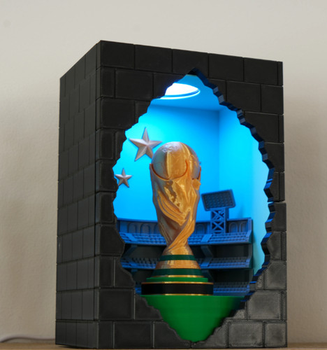 World cup trophy replica lamp - cup,