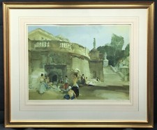  Russell Flint Under Palace Terrace Signed Limited Edition 1953