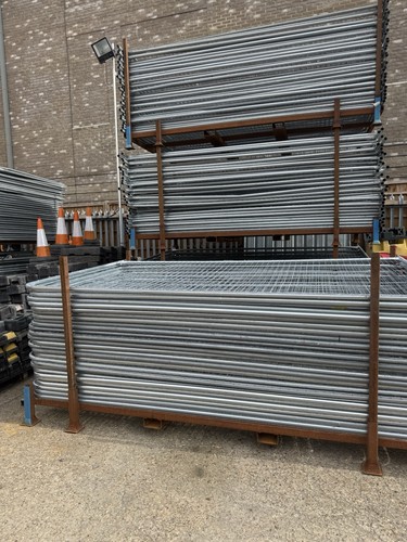 Heras round top fence - heras, panel-