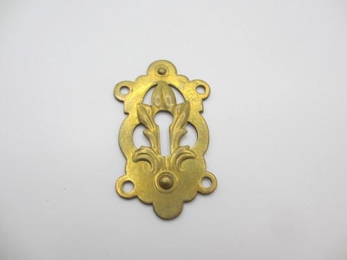 Vintage brass escutcheon - vintage,