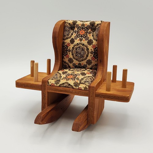 Vtg wood rocking - wood, chair