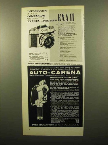 1960 exakta exa and - exakta,