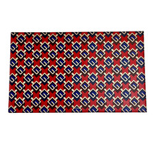 Gucci Pet Feeding Mat - Isometric Print Demetra Style ‎692961 Red Blue