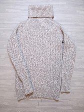 Aubin & Wills Jumper Womens XS Grey Houndgate Wool & Alpaca Knit Sweater Dress