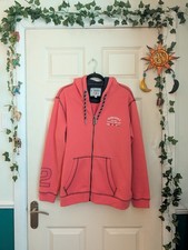 QUBA:SAILS Pink Women's Hoodie Full Zip British Nautical Heritage