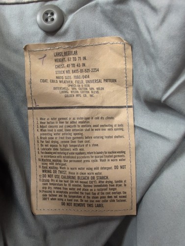 Military surplus m65 - acu, field