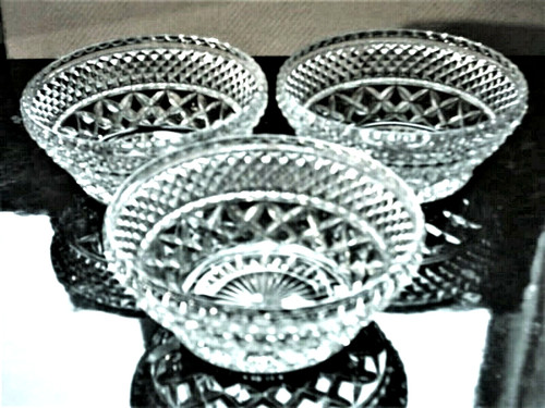 1960s cut glass - cut,
