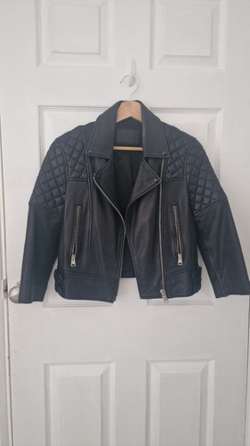 All saints cropped leather - all,