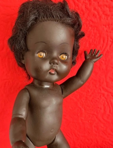 Vintage 1950s 1960s black baby - vintage,