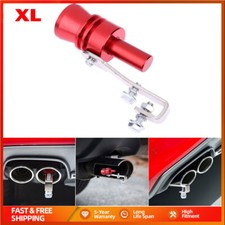 1x Red XL Exhaust pipe Whistle Turbo Sound Amplifier Muffler Car Roar Maker