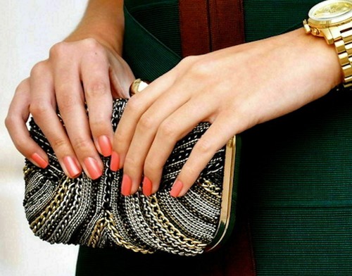 Zara chain clutch - chain,
