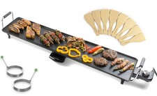 Teppanyaki Grill Hot Plate Electric Griddle XXL Non-Stick Tabletop Andrew James
