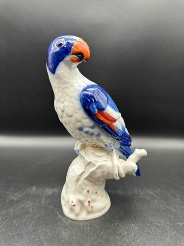 Kpm porcelain figurine parrot - porcelain,