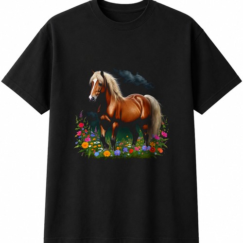 Highland pony horse - pony, mens