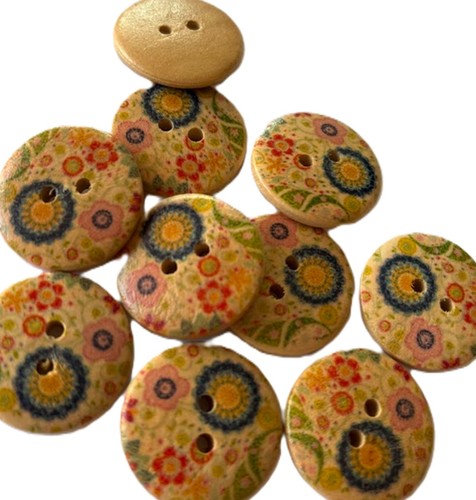 Round large wooden - round,