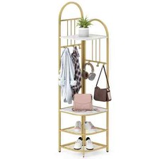 Corner Hall Tree Freestanding