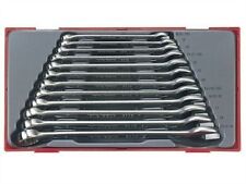 Teng Tools TT1236 12 Piece Metric Combination Spanner Set 8mm 19mm Ring Open End