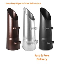 Fireside Heavy Duty Anthracite 23" Coal Hod Bucket Scuttle Black Oxy Shovel UK