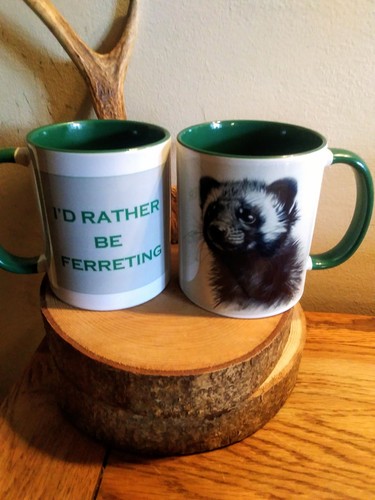Rabbit ferreting mug - rabbit,