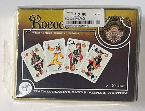 Rococo piatnik playing cards - playing,