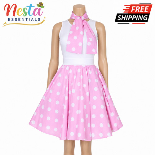 Women polka dot rock - rock, roll