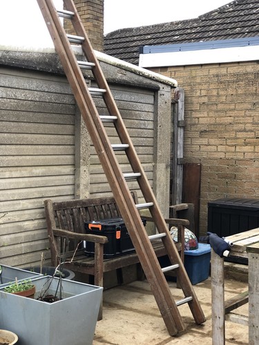 Wooden ladder - wooden,