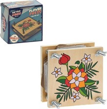 Compact Wooden Flower Press