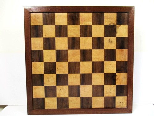 Antique chess board english - antique,