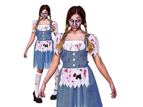 Ladies zombie dorothy girl - dorothy,
