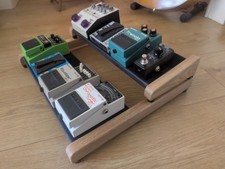 Professionally Made Split Level Wooden Pedalboard - Better Than PEDALTRAIN