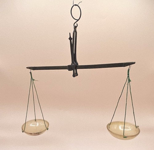 Antique hanging balance scale - hanging,