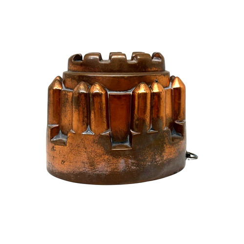 Antique victorian copper jelly - copper,