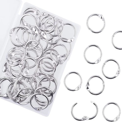 50pcs book binder rings - book,