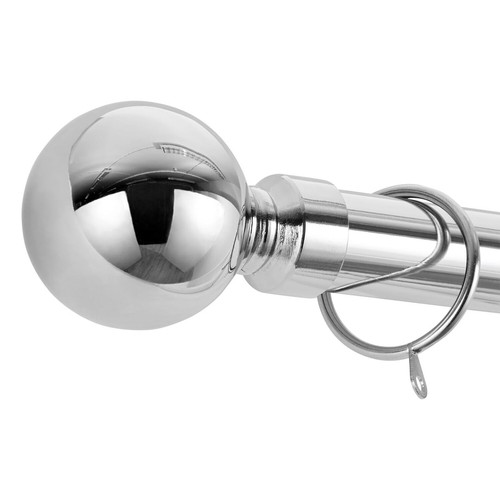 Extendable metal curtain - extendable, pole