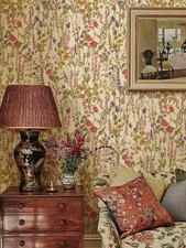 Vintage Floral Wallpaper Classic Botanical Wall Mural Peel & Stick Home Decor