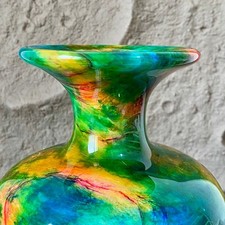 3.94LB  Natural Seven Colors Jade vase specimen Decorative -Taiwan China