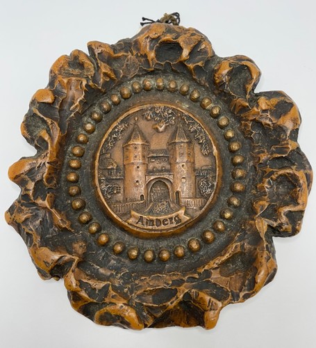 Antique german wax - antique, plaque