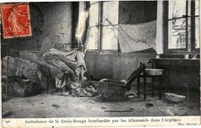 Old postcard Red Cross